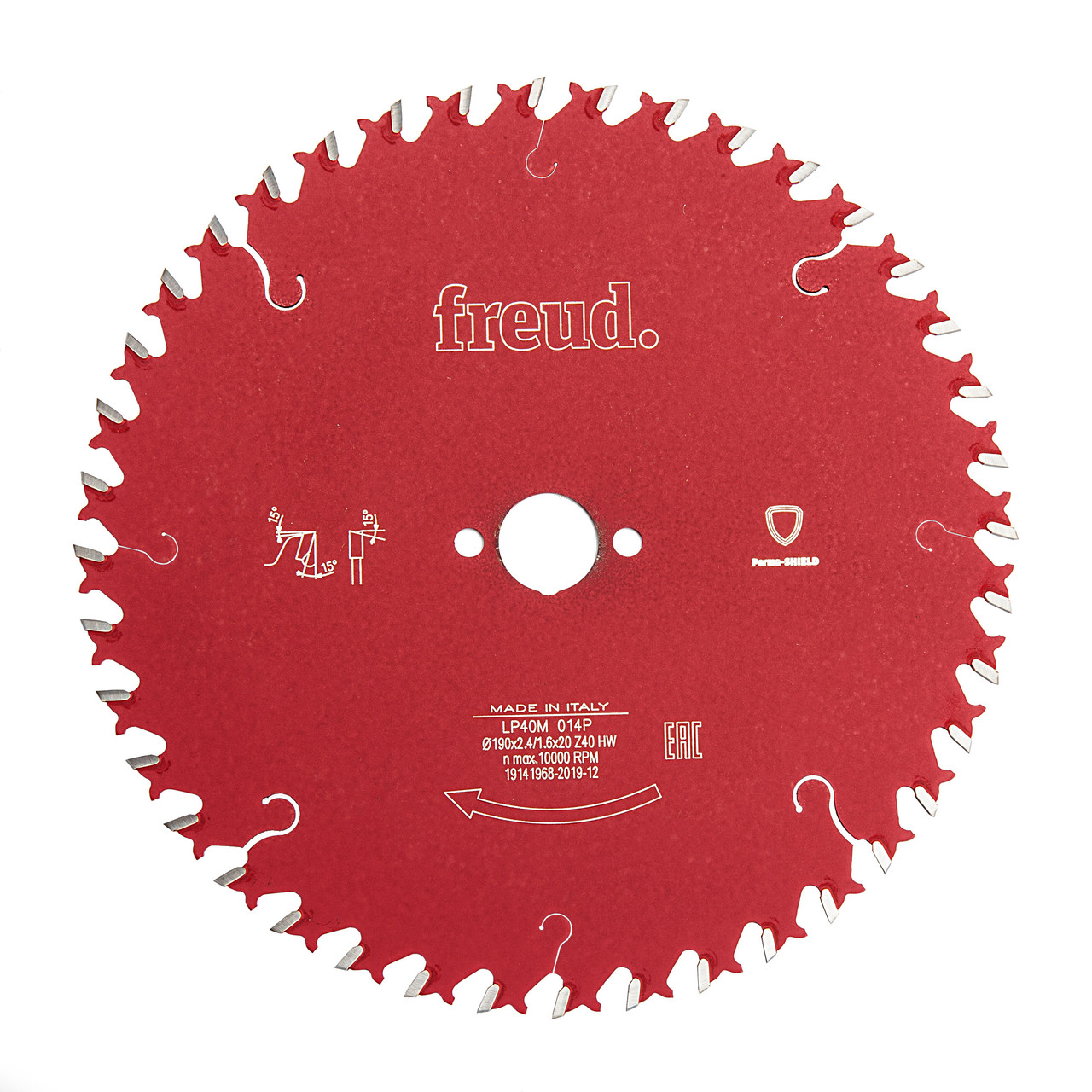 Freud F03FS03712 LP40M 014P Saw Blade 190mm Toolstop