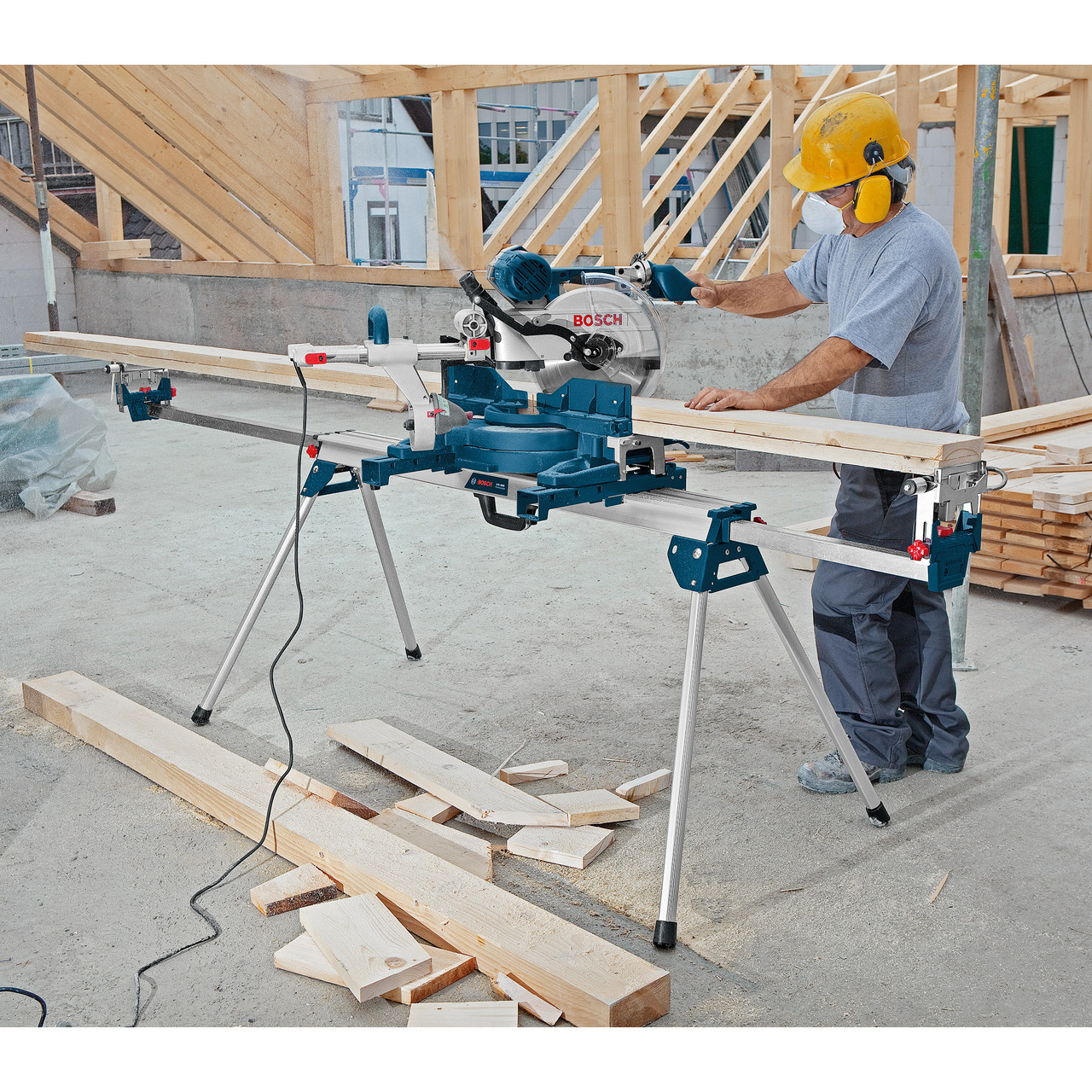 Bosch GTA3800 Mitre Saw Stand Toolstop