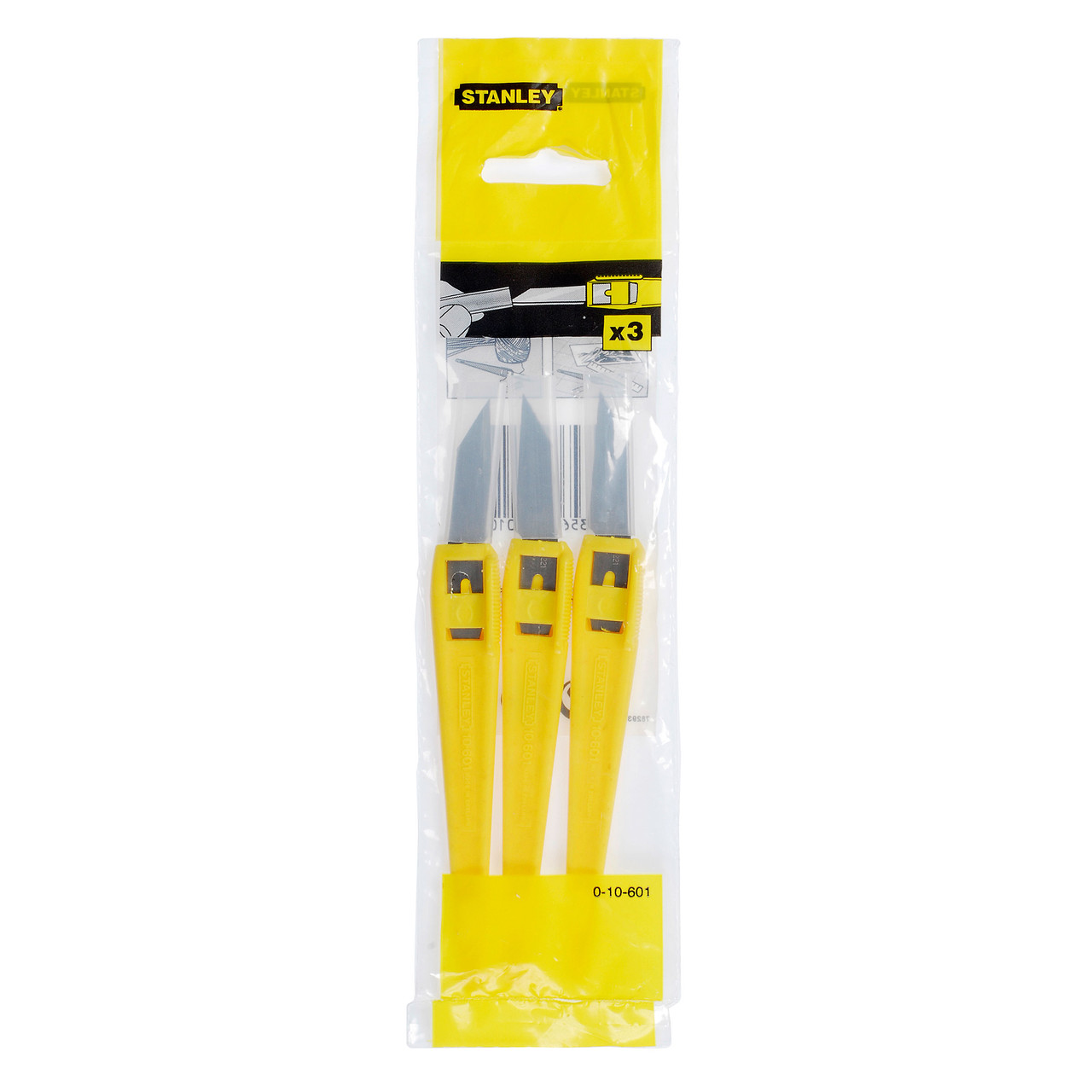Stanley 010601 Throw Away Knives (3 Pk) Toolstop