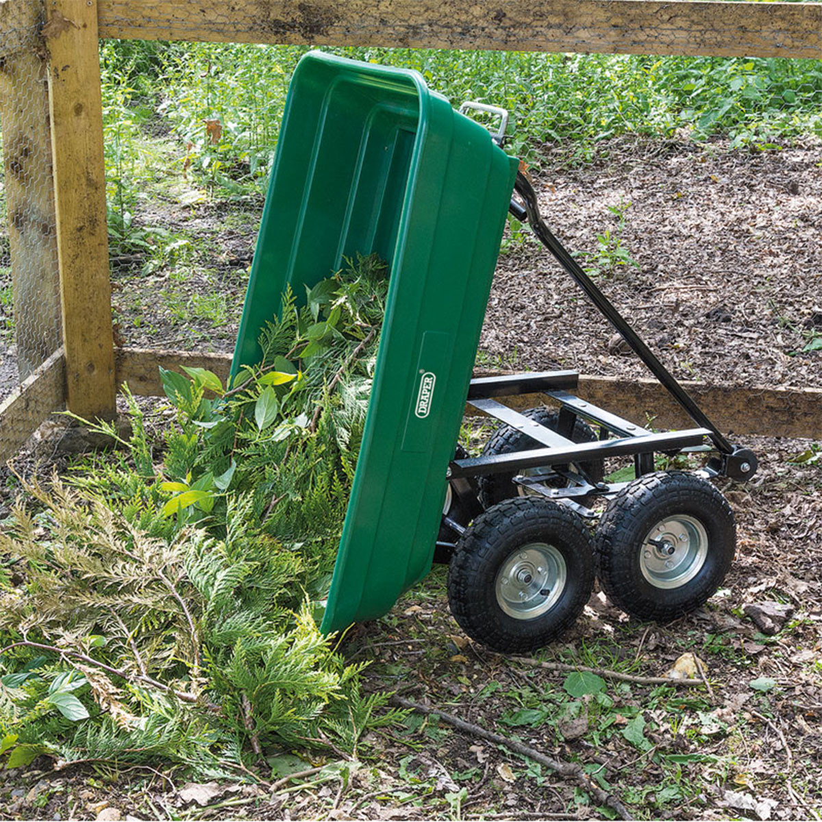 Draper 58553 Garden Tipper Cart 75L Toolstop
