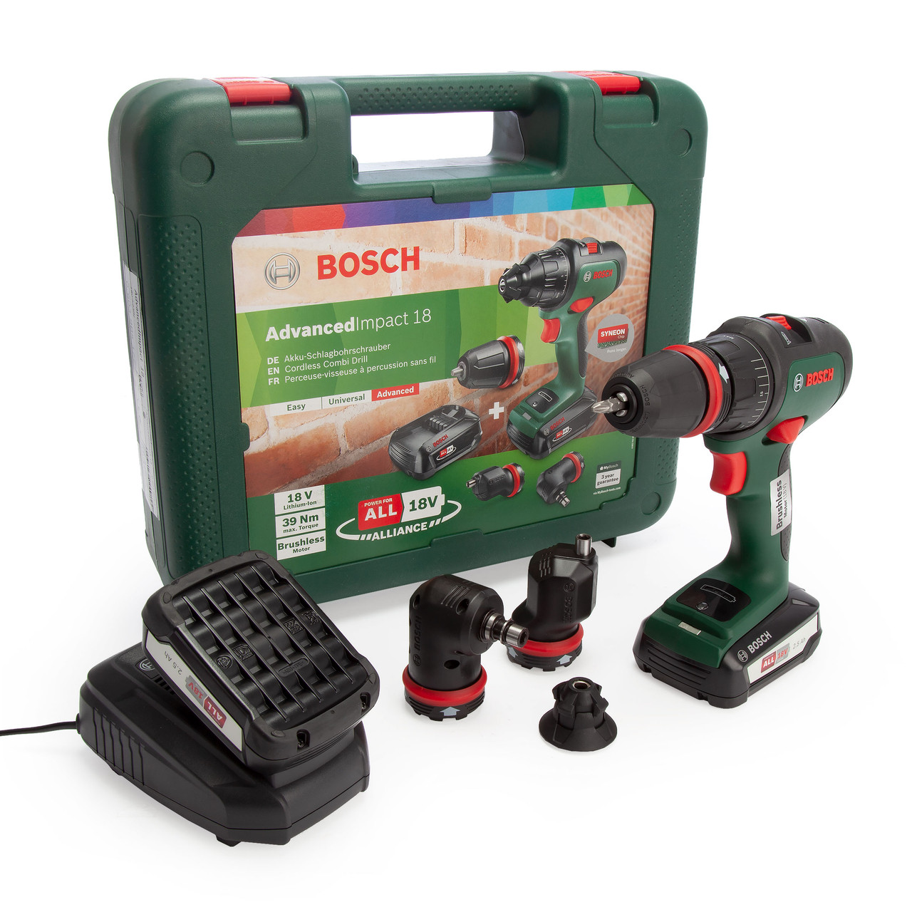 Bosch 06039B5177 Combi Drill 2 x 2.5Ah 