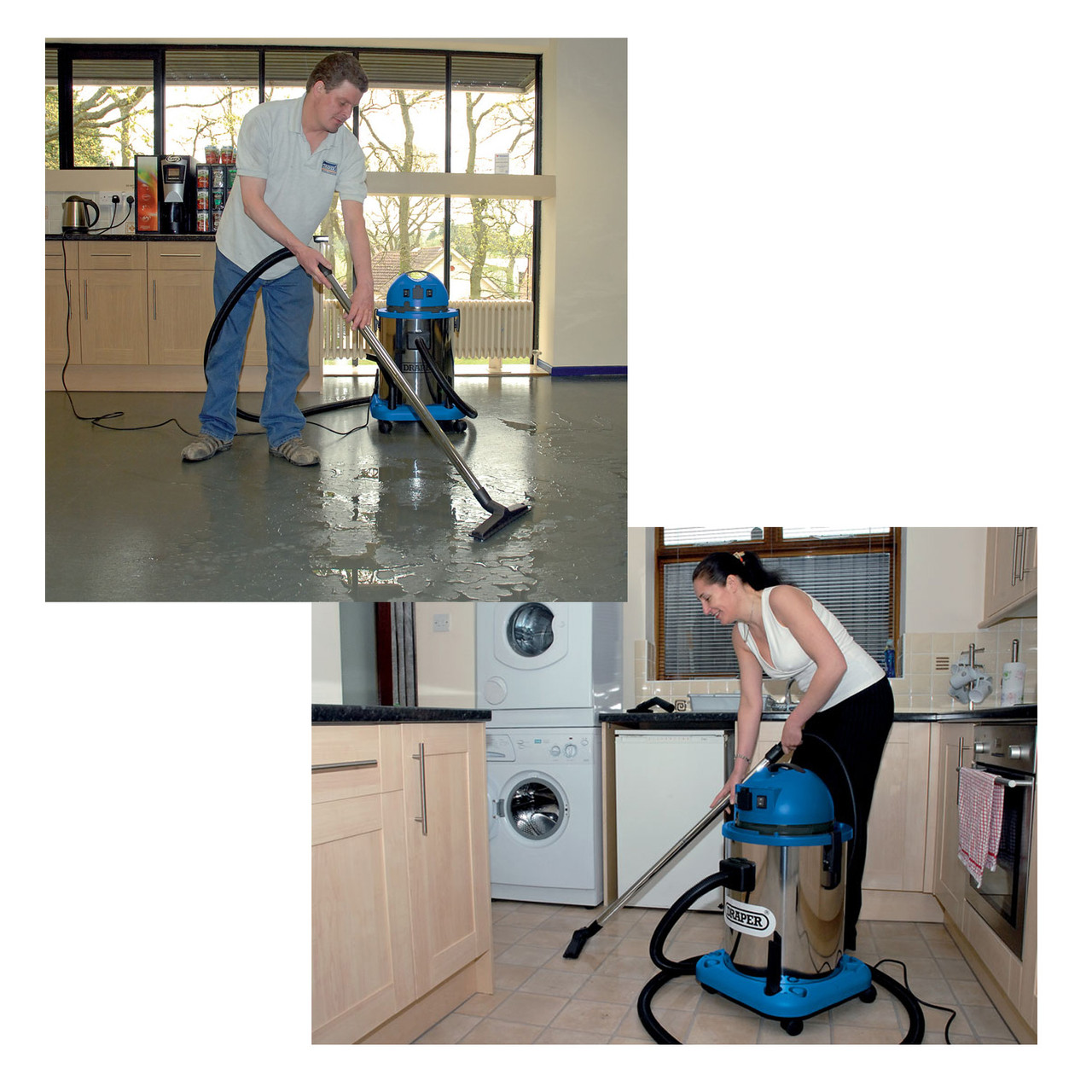 Draper 48499 Wet & Dry Vacuum Cleaner 240V Toolstop