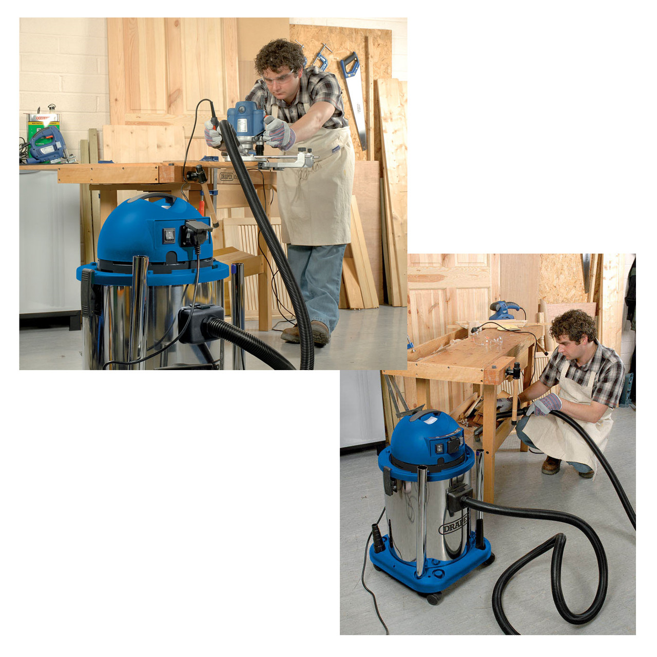 Draper 48499 Wet & Dry Vacuum Cleaner 240V Toolstop