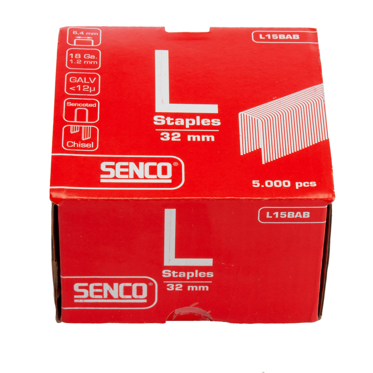 Senco L15BAB L Staples 18 Gauge 32mm (5000 inBox) Toolstop