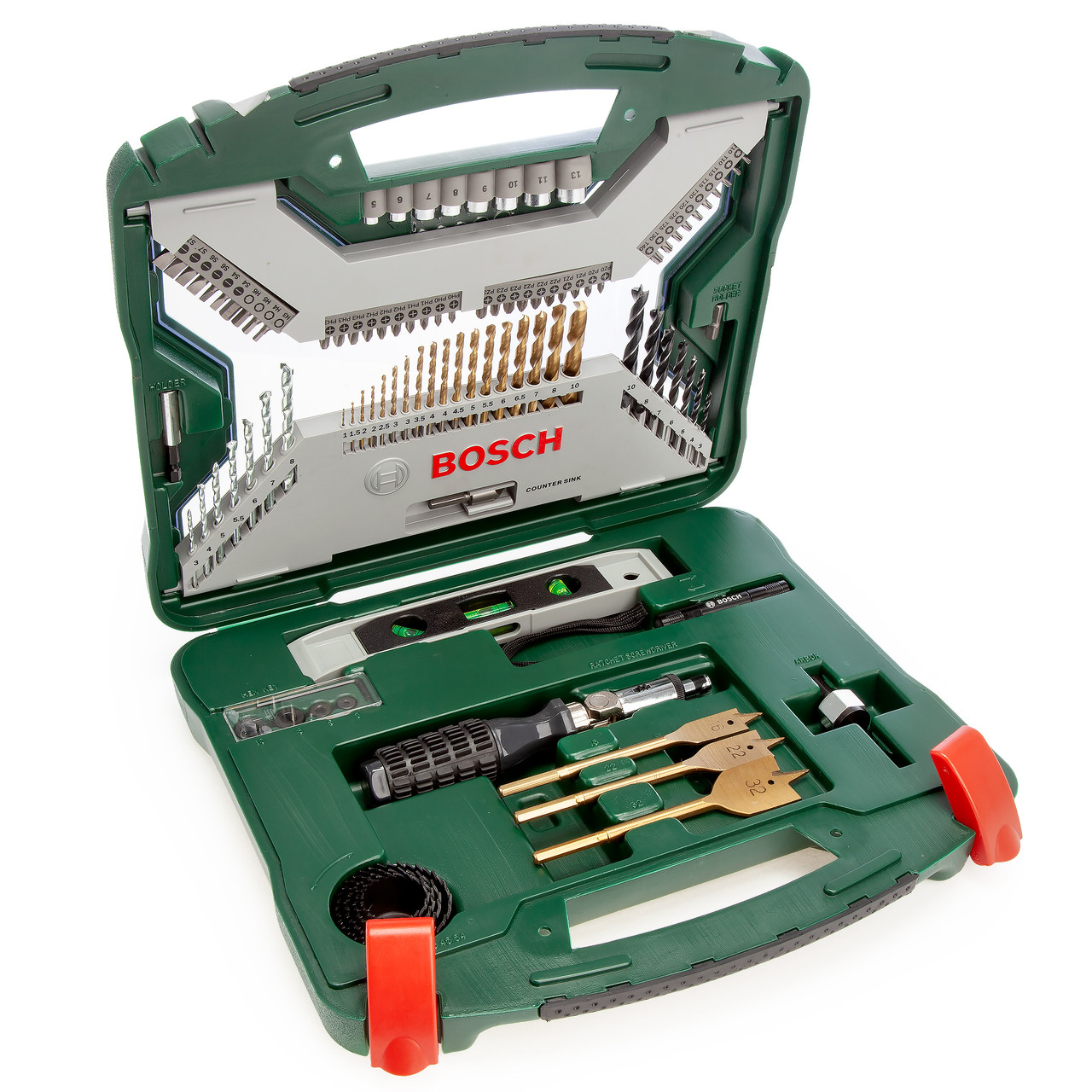 Bosch 2607019330 XLine Drill + Bit Set (100 Pce) Toolstop