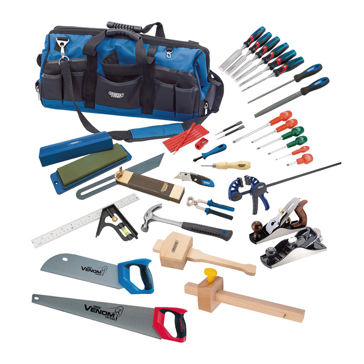 Draper 99242 Carpenters Hand Tool Kit | Toolstop