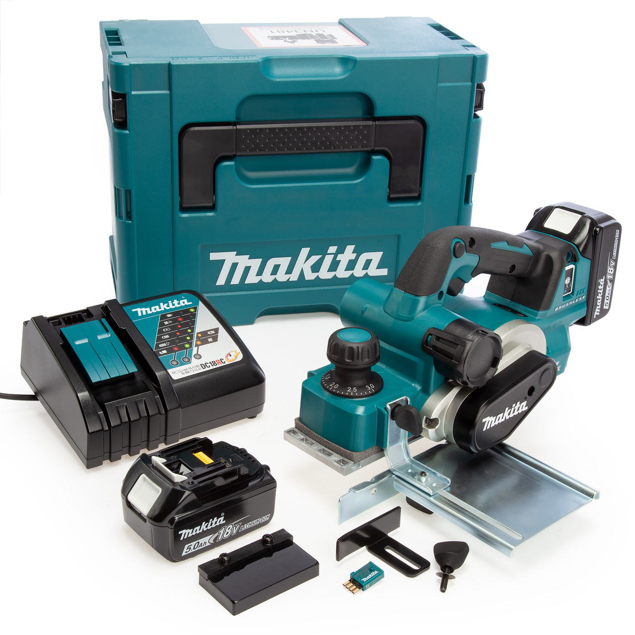 Image of Makita DKP181RTJU cordless planer