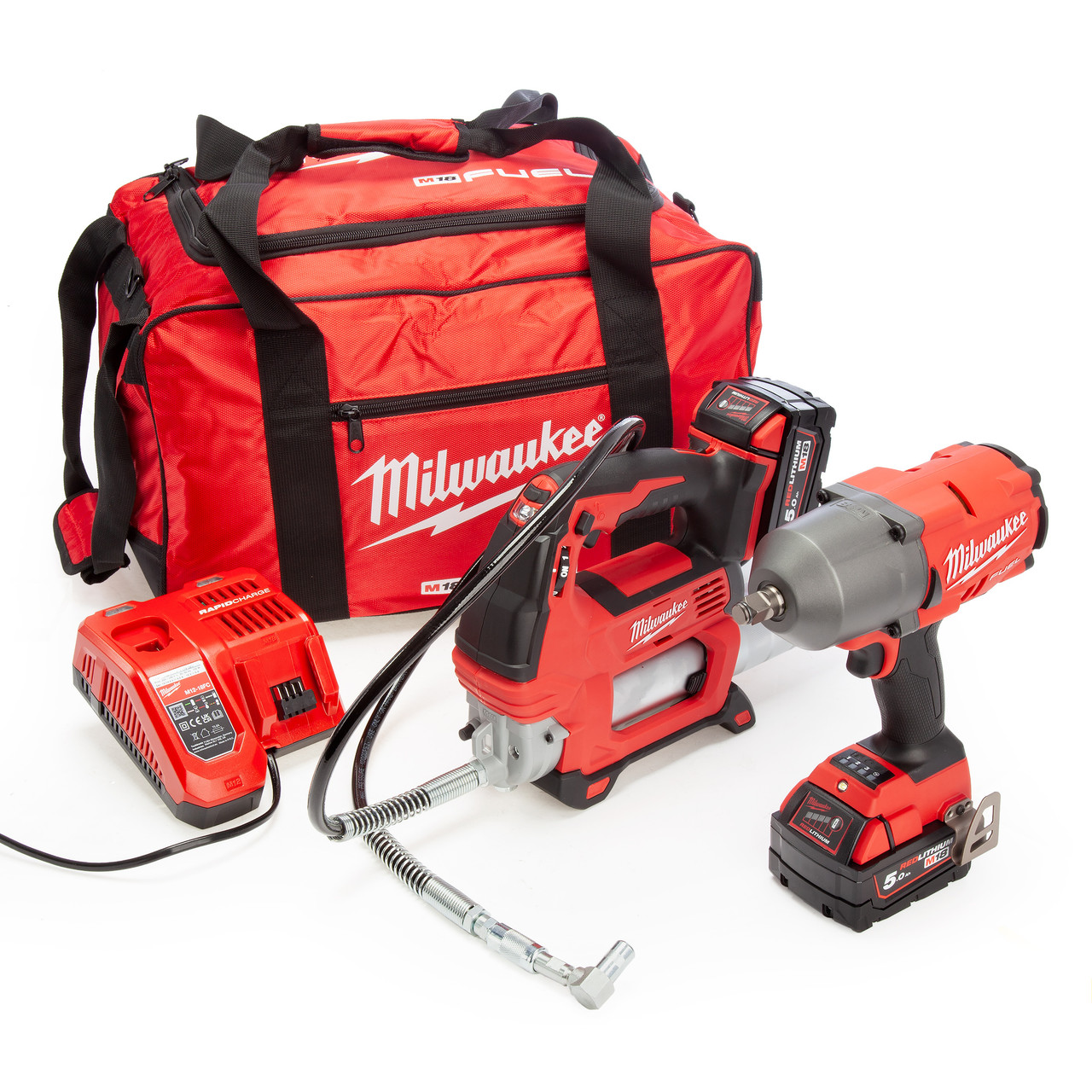 Milwaukee M18 FPP2AI 502B Fuel Twinpack Toolstop