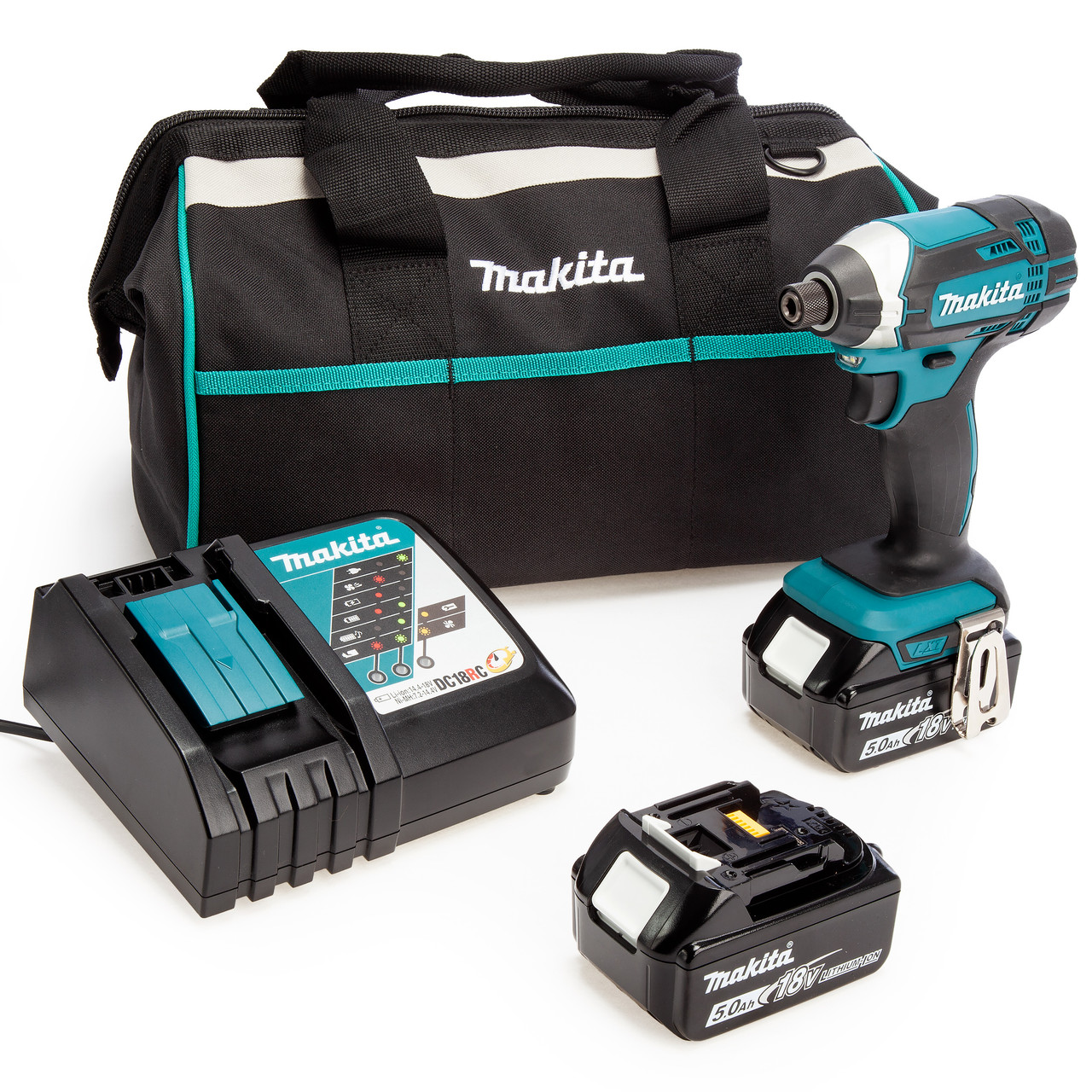 Bevriezen geïrriteerd raken Uitvoerder Makita DTD152 Impact Driver, Toolbag 2x 5Ah Batts | Toolstop