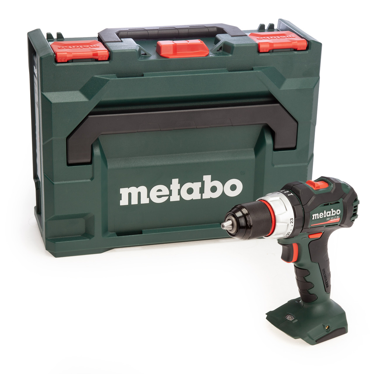 Metabo 602316840 SB 18 LT BL Combi Drill Body Only in metaBOX 145