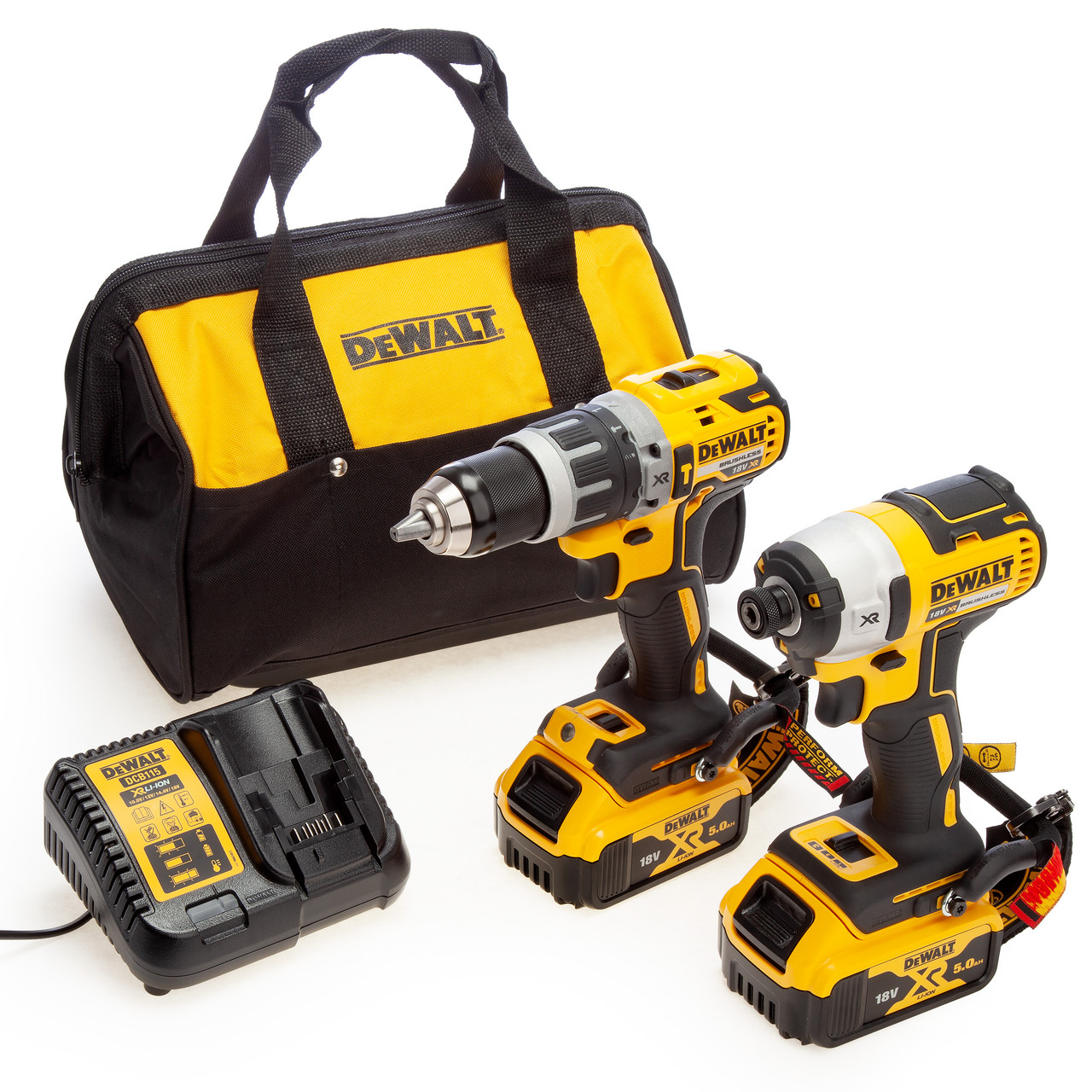 Dewalt DCK266P2LR 18V XR Twin Pack 2x 5Ah Batts Toolstop