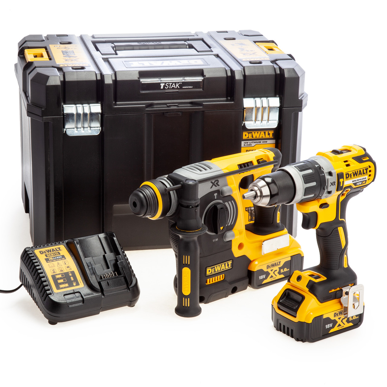 Dewalt DCK207P2T Twin Pack 2x 5Ah Batts Toolstop