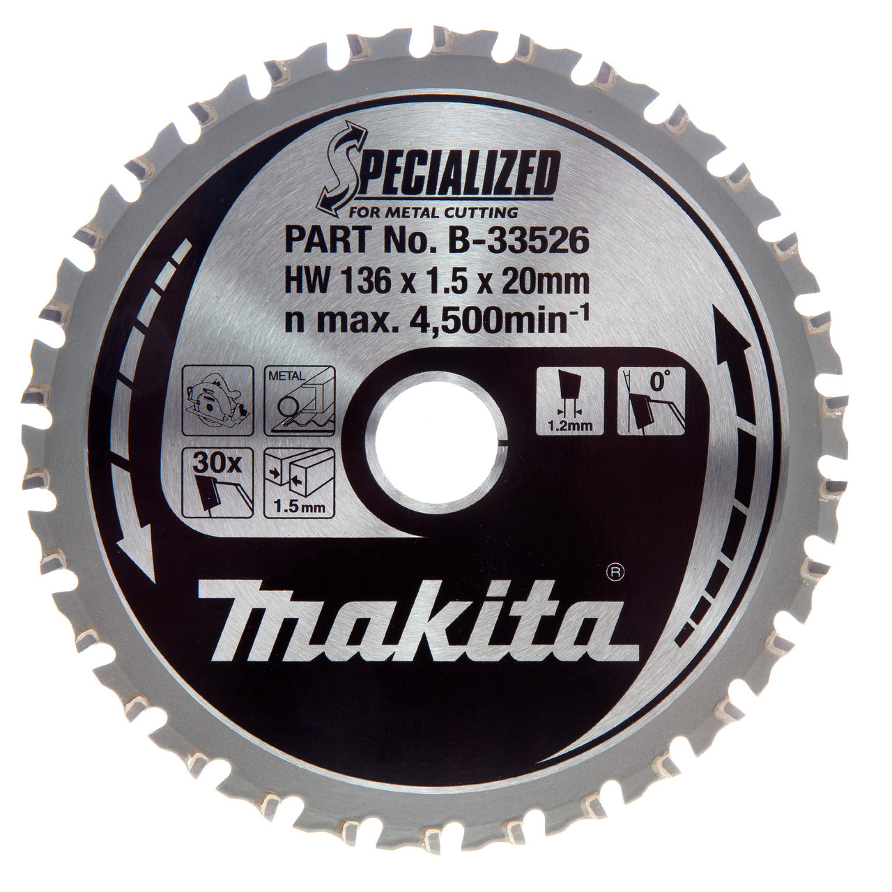 Makita skill shop saw blade