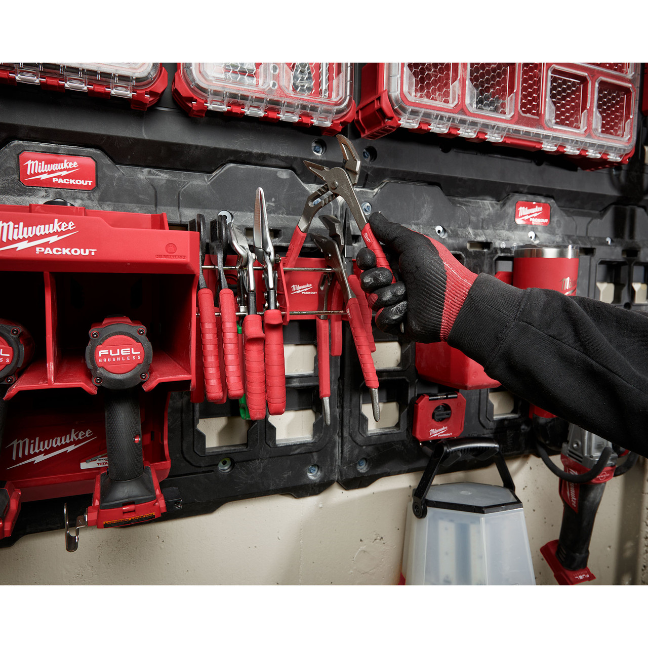 Milwaukee 4932480710 Packout Pliers Rack Toolstop