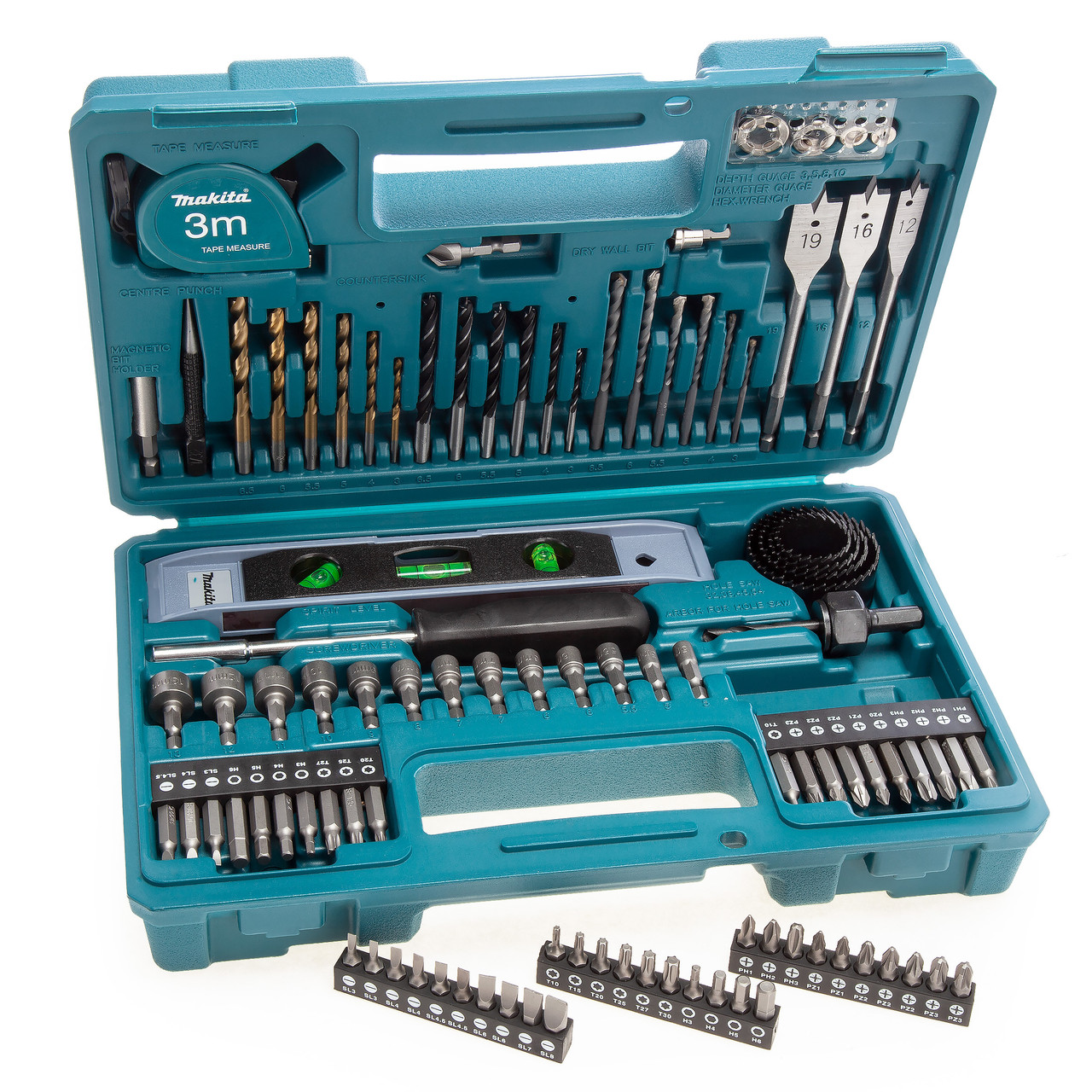 Screw drill shop bit set