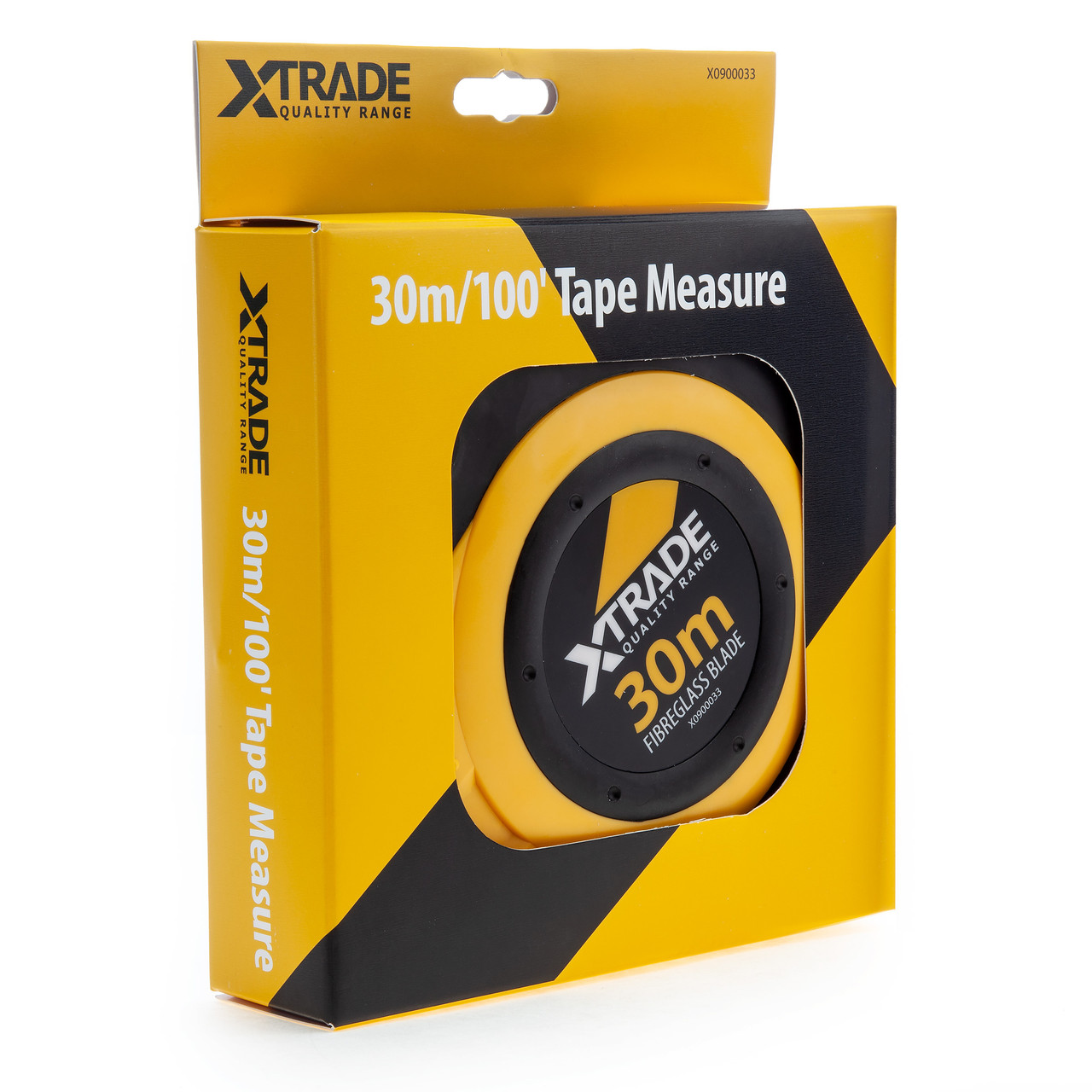 XTrade X0900033 Closed Case Tape Measure30m/100ft Toolstop