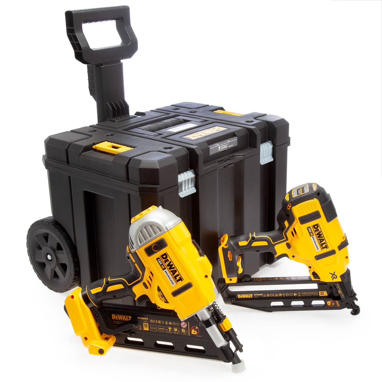 Dewalt DCK264NT 18V 1st 2nd Fix Nail Gun Set Toolstop