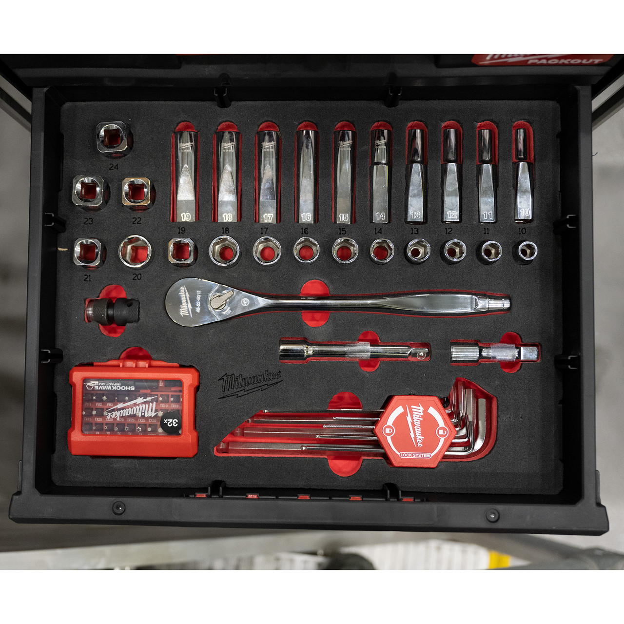 Milwaukee 4932480716 Socket and Hex Key Set Toolstop