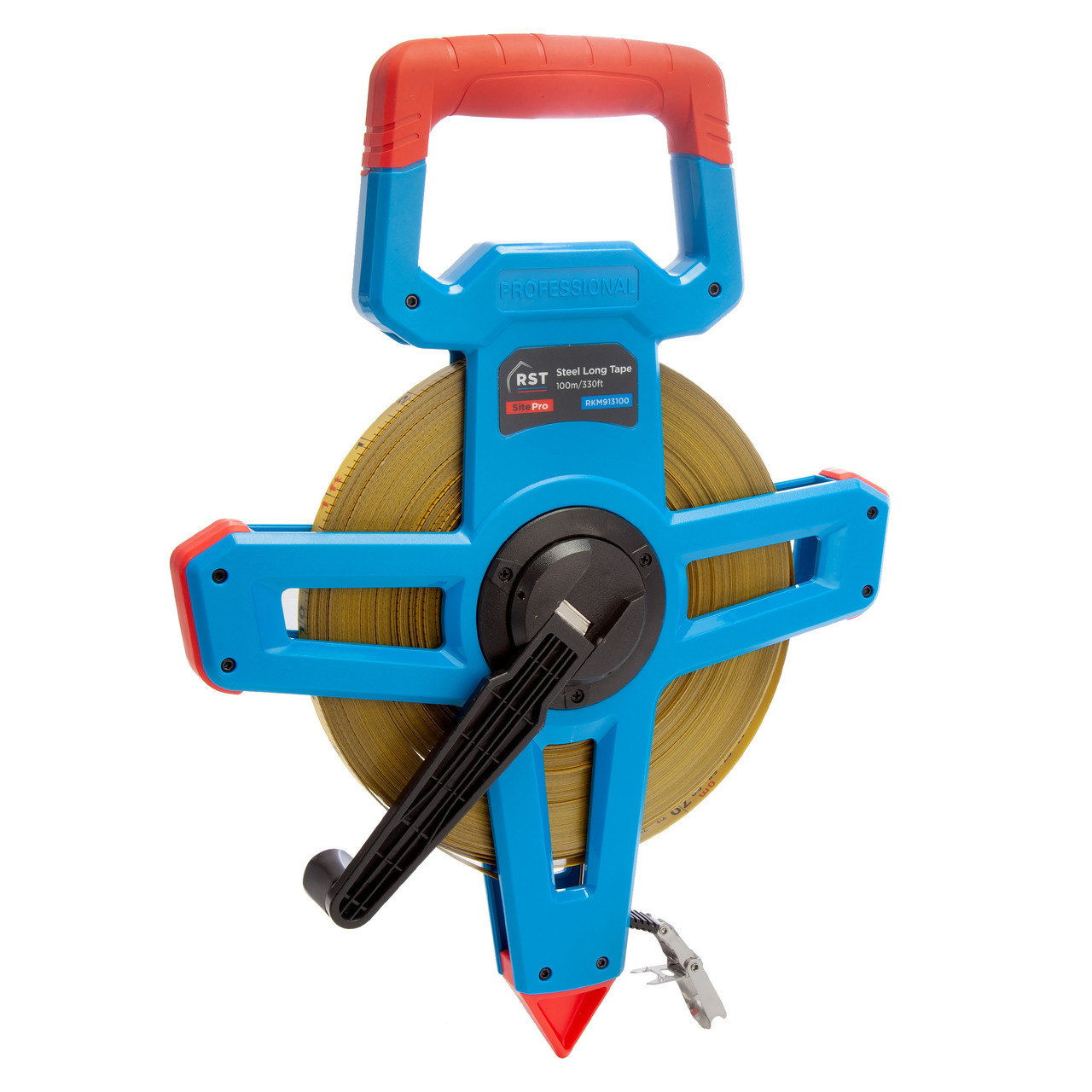 RST RKM913100 Steel Open Framed Tape Measure 100m Toolstop