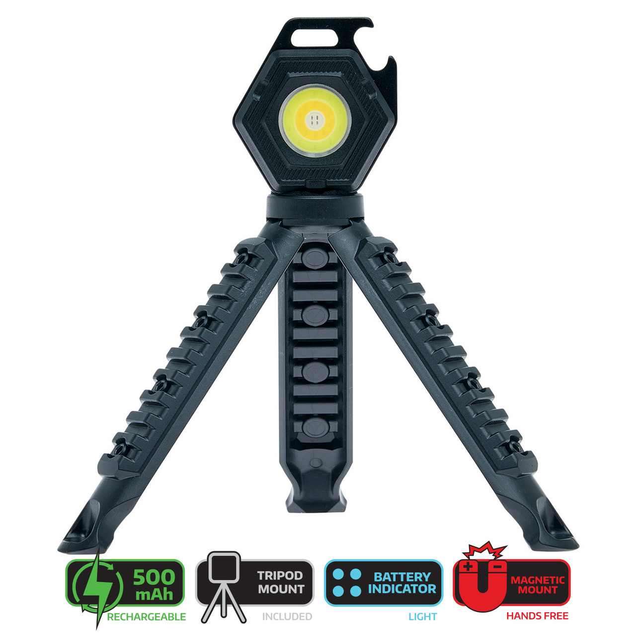 Rechargeable 2024 tripod light