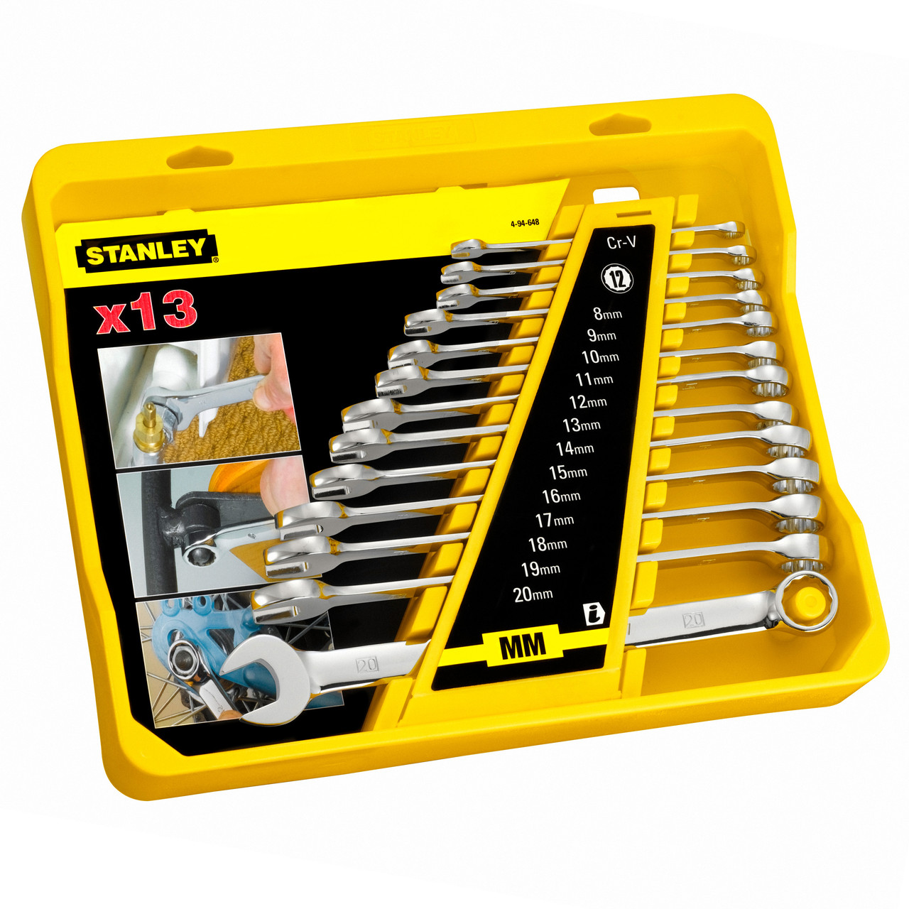 Stanley 4 94 648 Metric Spanner Set 13 Piece Toolstop