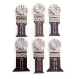 Fein 35222952300 Best of E-Cut Multi-Tool Blades Starlock for Wood & Metal (6 Piece) - 1