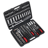 Sealey AK7955EU Metric Socket Set 1/4, 3/8 & 1/2in Square Drive 6pt Walldrive (172 Piece) - 3