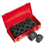 Buy Sealey AK688 Metric/Imperial Impact Socket Set 1in Square Drive (10 Piece) at Toolstop