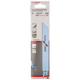 Buy Bosch S922AF (2608656013) Thin Metal cutting 0.7 - 3mm Reciprocating Saw Blade 150mm (5 Pack) at Toolstop