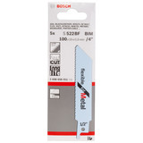 Buy Bosch 2608656011 S522BF Reciprocating Saw Blade - For Metal (5 Pack) at Toolstop