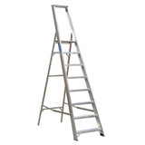 Sealey AXL8 Industrial Aluminium Step Ladder 8 tread Bs 2037/1