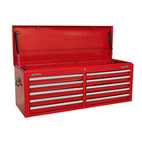 Buy Sealey AP5210T Topchest 10 Drawer with Ball Bearing Runners - Red at Toolstop