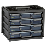 Raaco 136242 Portable Handy Box + 4 A4 Assorters - 2