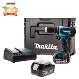 Buy Makita DHP456SP1R Metallic Blue Combi Drill 18V Cordless li-ion 2-Speed (2 x 4Ah Batteries) with MakPac Carry Case at Toolstop