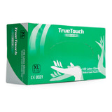 Buy True Touch GD1001PF Latex Gloves Pack of 100 White Extra Large at Toolstop