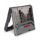 Bosch 2607017038 Mixed Drill Bit Set For Wood, Metal & Masonry