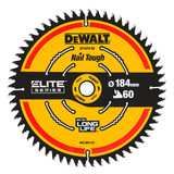 Dewalt DT1670 ELITE Circular Saw Blade Nail Tough 184mm x 16mm 60T main image