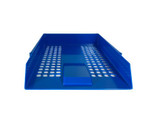 Blue Letter Tray Front View