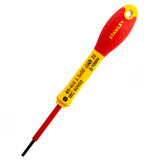 Stanley 0-65-410 FatMax VDE Insulated Screwdriver Parallel 2.5mm x 50mm