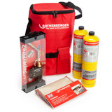 Rothenberger 18000 Hot Bag Set - SuperFire2 Torch, 2 x Gas, Supermat & Carry Bag