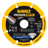 Dewalt DT40251 Extreme Diamond Disc for Metal 115mm x 22.23mm x 1.3mm
