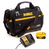 Dewalt DCB184 Battery, DCB115 Charger and DWST82991-1 Tool Bag