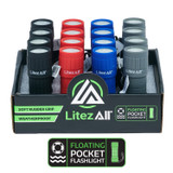 LitezAll 21333 Rubber-Coated Pocket Flashlight 100 Lumens (Box of 16) main image