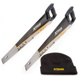 XTrade X0900097 Hardpoint Handsaw 22″ x2 + Beanie Hat (3 Piece)