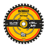 Dewalt DT10303 ELITE Circular Saw Blade Nail Tough 184mm x 16mm 40T main image