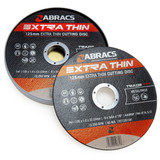 Abracs Extra Thin Metal/INOX Cutting Discs 125mm x 1mm (10 Pack)