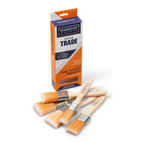 For The Trade 3100105-900 Fine Tip Flat Paint Brushes (5 Pack)