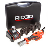 Ridgid RP 115 Mini Press Tool Kit with M15-18-22 Jaws, 12V Battery & Charger