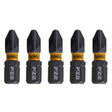 Dewalt DT7387T Extreme FLEXTORQ PZ2 Screwdriver Bits 25mm (Pack Of 5)