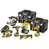 Dewalt DCK667P3T 18V XR 6 Piece Kit (3 x 5.0Ah Batteries) with 2 x TSTAK Boxes